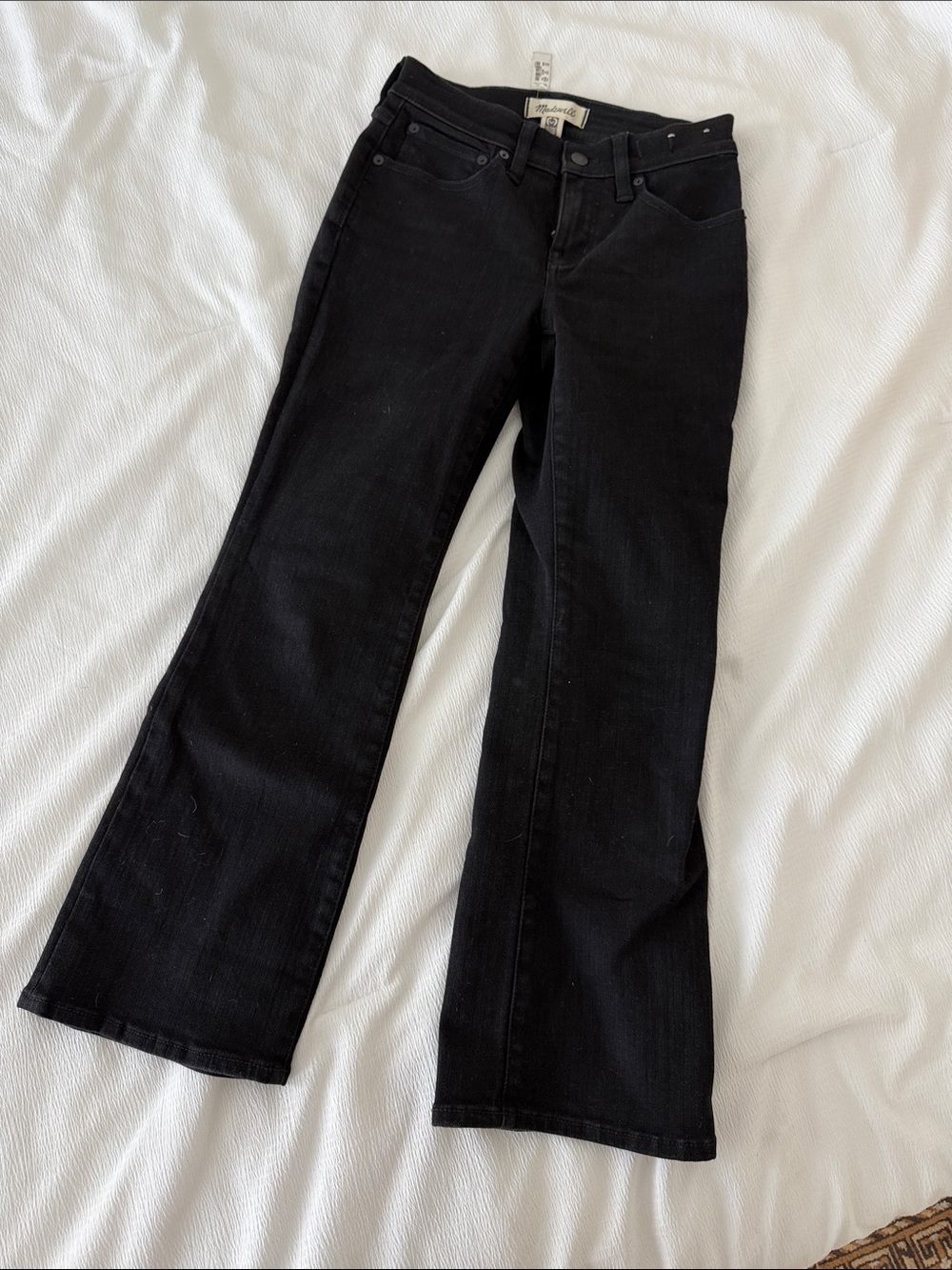 Madewell Black Flared Jeans